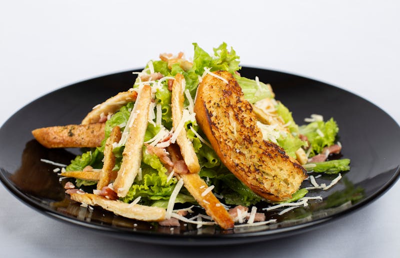 Dions classic Caesar salad with croutons